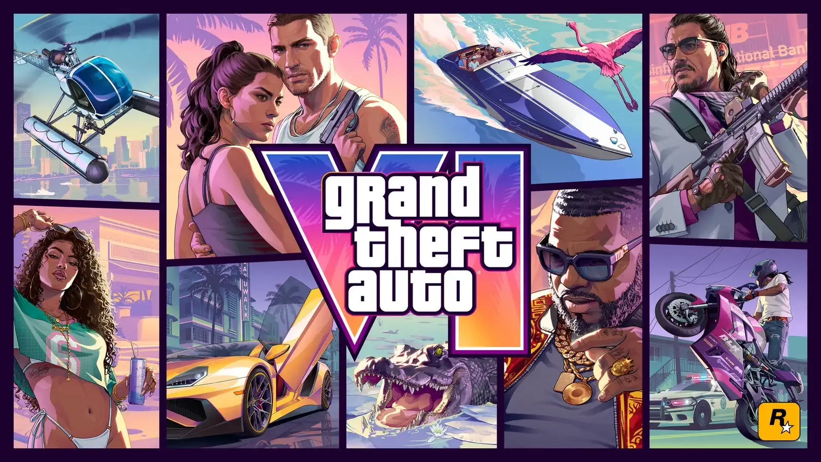 Arte de capa oficial de Grand Theft Auto VI