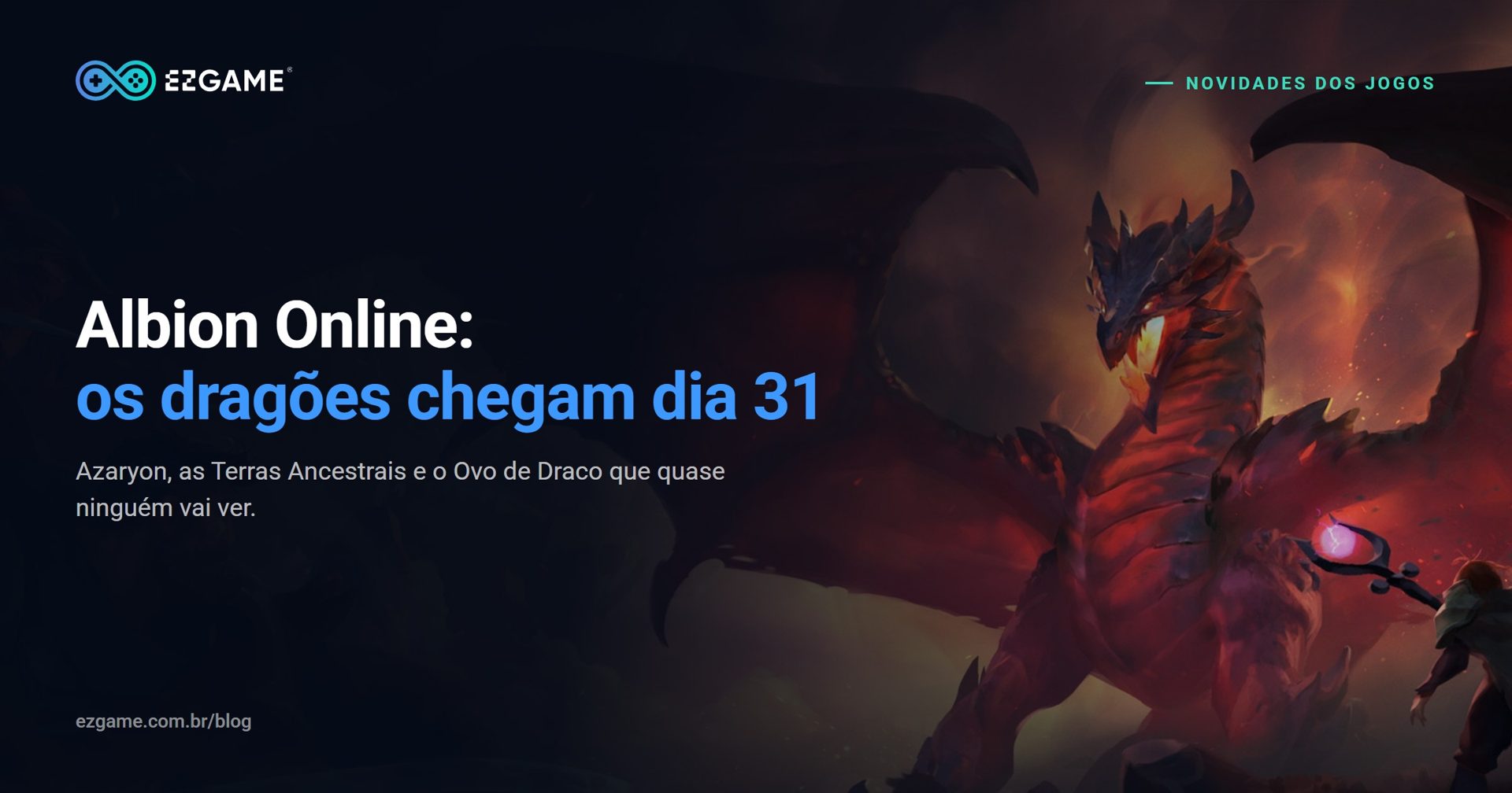 Albion Online: Fogo de Dragão chega em 31 de agosto com Azaryon e as Terras Ancestrais